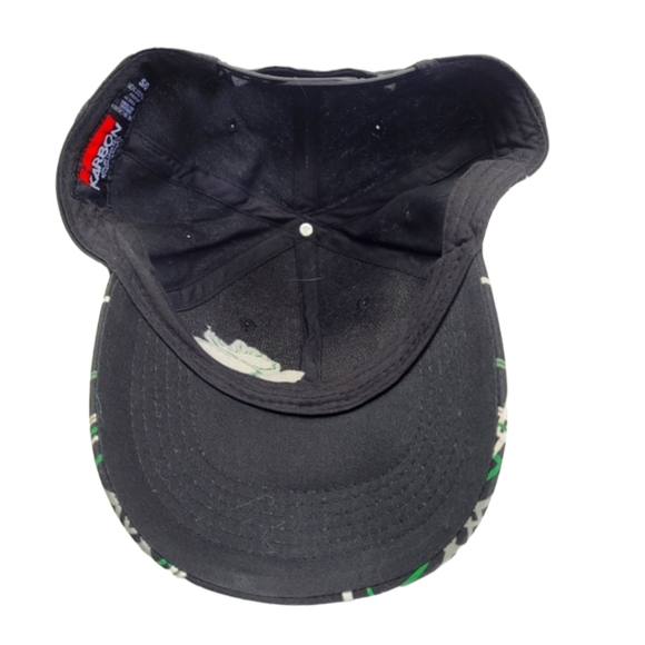 Karbon Moosehead Lager Black, Gray, White & Green Snapback Baseball Hat/Cap - Picture 9 of 10